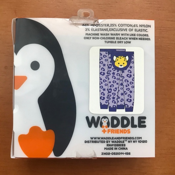Waddle NEW Footless Tights Penguin Smow Leopard - Picture 11 of 16